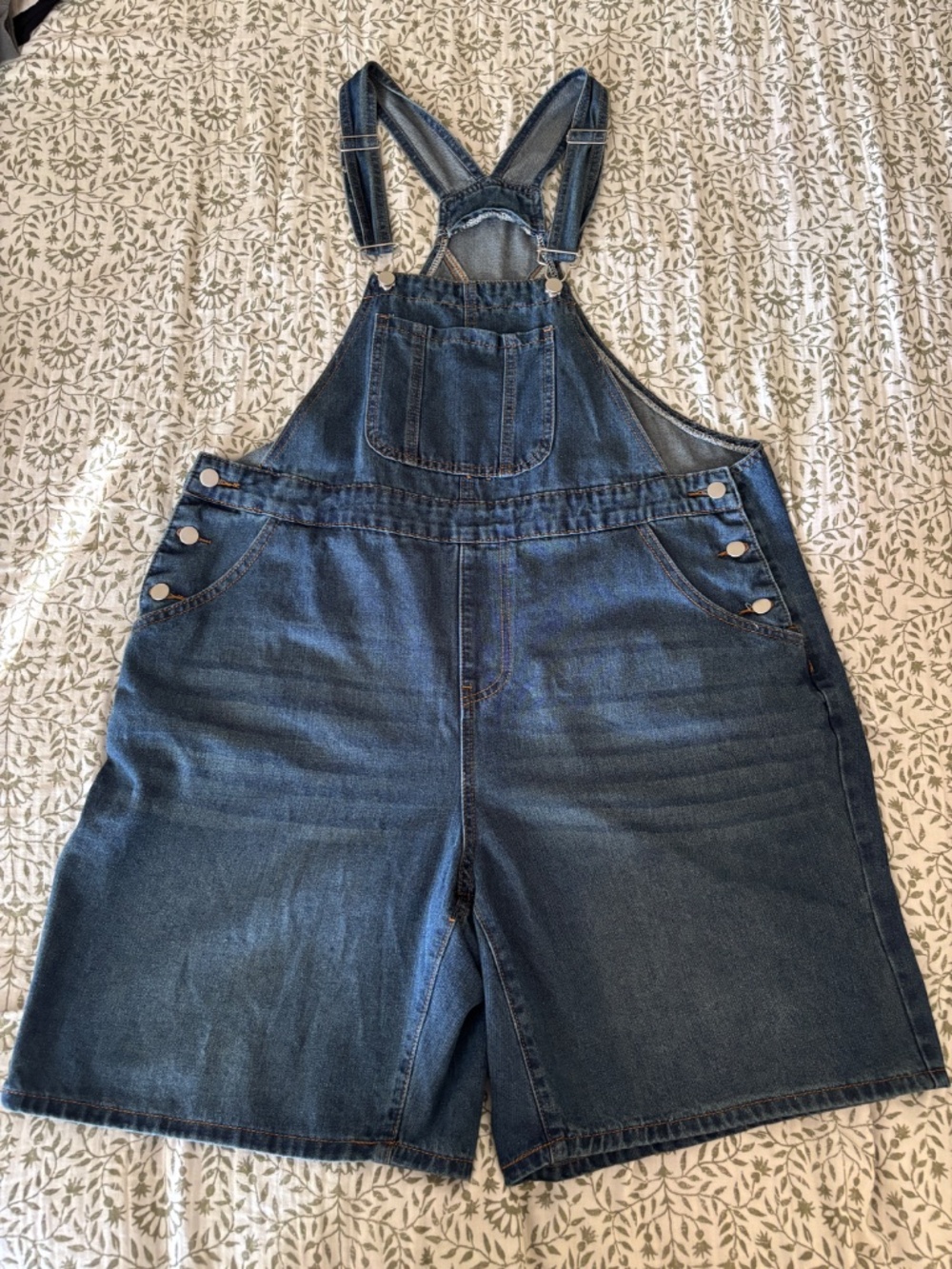 SHEIN ICON Plus Size Denim Bib Overalls - Picture 2 of 6